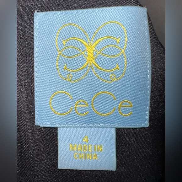 (NWOT) CeCe Mini Dress Shift Dress Multicolor Floral Boho Sleeveless Size 4(S) - Picture 3 of 3